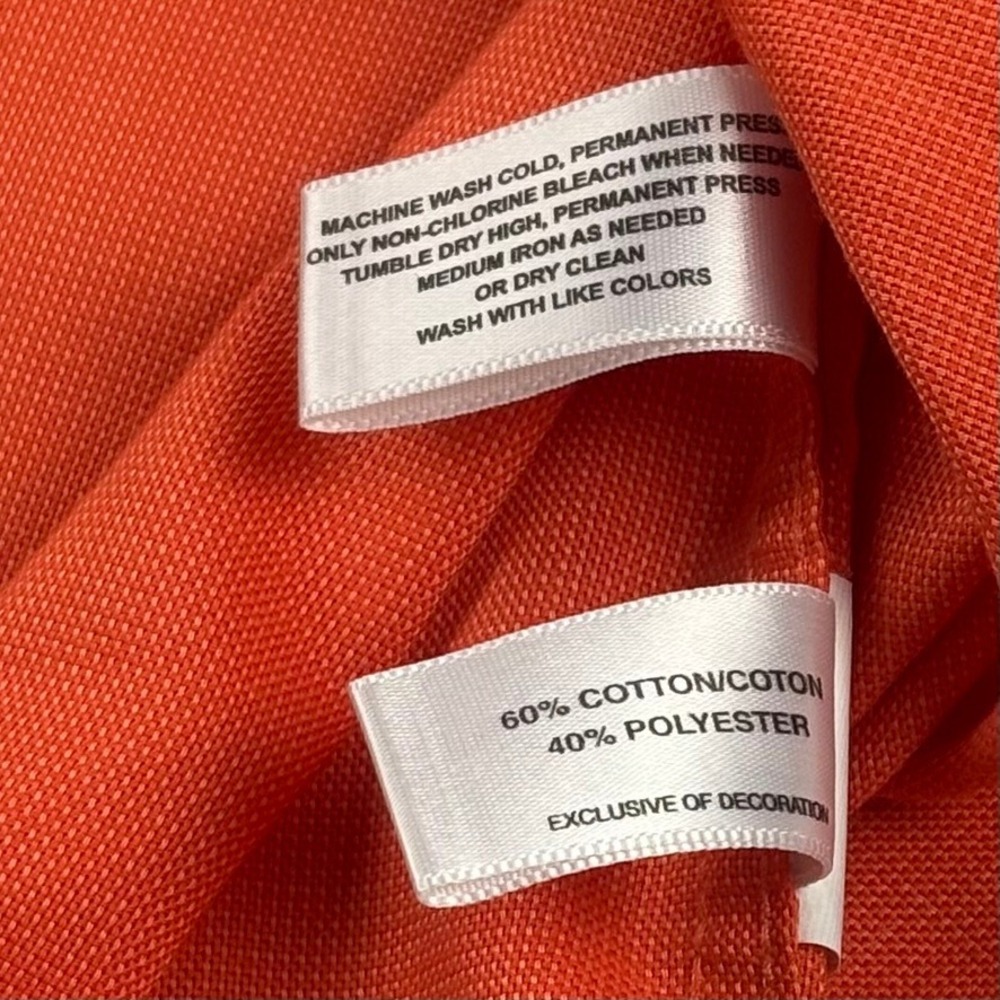 Cutter & Buck Auburn Tigers NCAA Orange‎ Button Down Shirt Mens Lg - Picture 12 of 14
